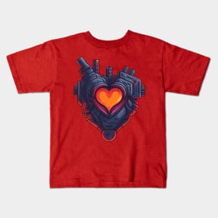 Cyborg Love Kids T-Shirt